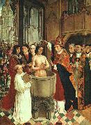 MASTER of Saint Gilles The Baptism of Clovis Spain oil painting artist